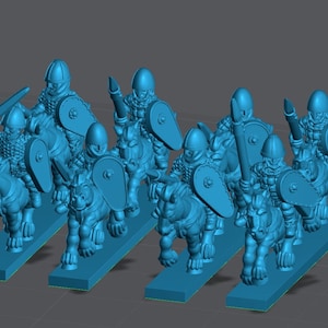 Norman Riders | Hastings and Stamford Bridge Battles 1066 | 3DBreed Miniatures | 10mm scale