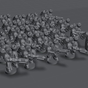 Orbital Knights Assault Specialist Weapons A (x25) | 8mm | KMFP Designs