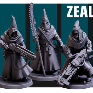 Zealots | 32mm scale | Red Pilgrim Miniatures