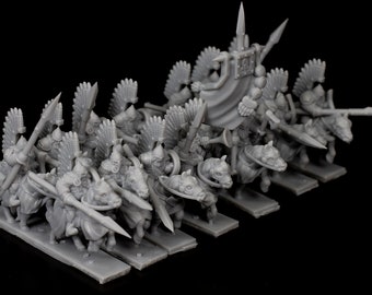 Geflügelte Husaren | östliches Reich | Bogtir Reiter | Onmioji Miniaturen | 10mm