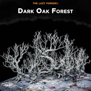 Dark Oak Forest | Scenery | 10mm | TheLazyForger