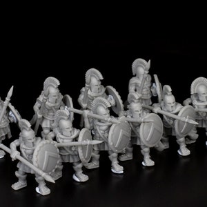 Spartan Hoplites | Ancient World | 3D Breed Miniatures | 15mm scale
