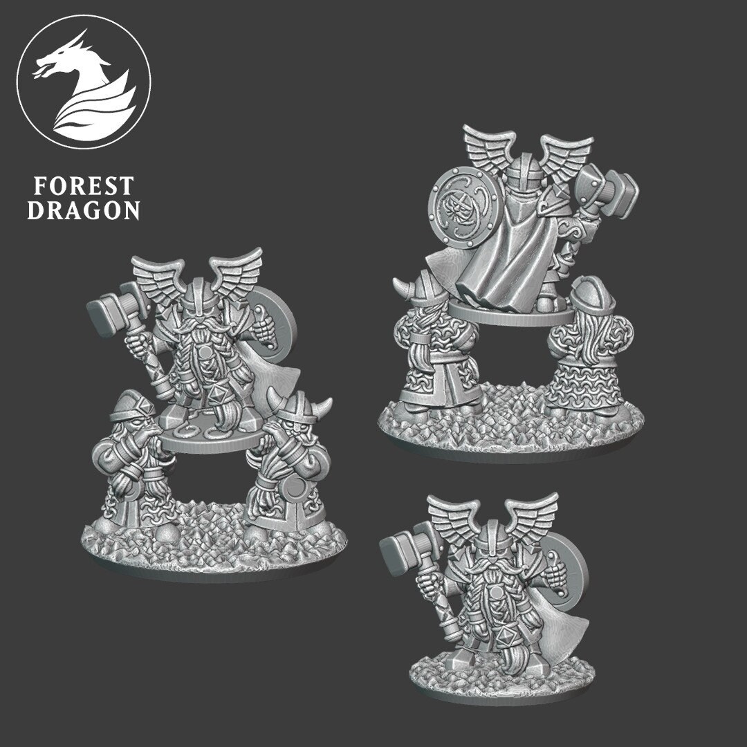 General | Dwarfs | Forest Dragon | 10mm Scale - Etsy