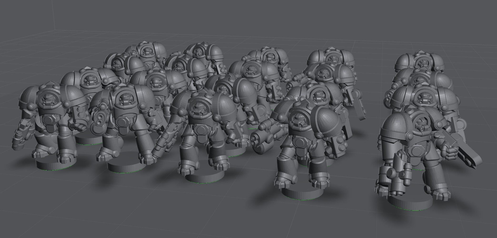 5 Elmi Crociati Per Space Marine - Bits Warhammer 40K - Legionario Mark II - Usati