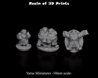 Civilians | Dwarfs | Varus Miniatures | 10mm scale