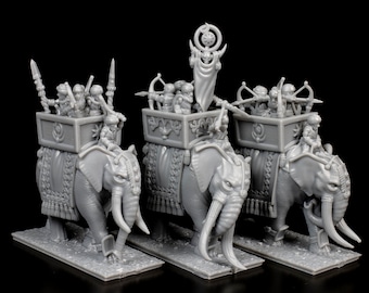 Arabische Elefantenreiter | Reich | Grüne Haut Miniaturen | 10mm