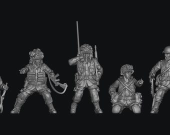 Maquette de PARACHUTISTES AMERICAINS 1/72 #HEL-49651 - Gulliver RC Control