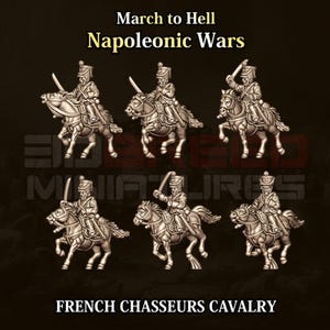 French Chasseurs Cavalry | Napoleonic Wars | 3DBreed Miniatures | 15mm scale