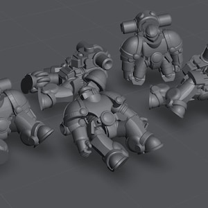Orbital Knights Casualties (x20) | 8mm | KMFP Designs