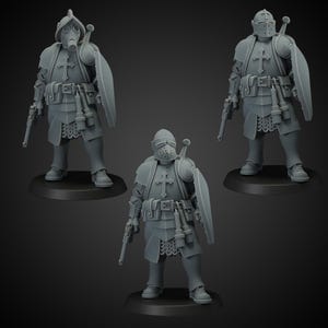 Trench guard (x3) | 32mm scale | JK Remo