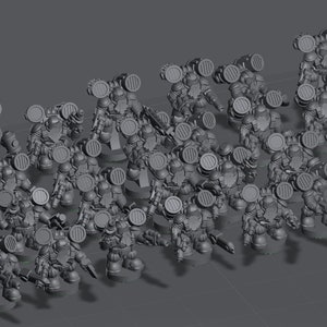 Assault Squad Jump Pack Team (x28) | Goliath Consortium | 8mm | KMFP Designs | kit04