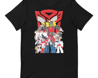 heroic robots Unisex t-shirt