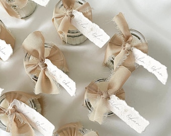 Personalized candle as a guest gift | Scented candle party favors engagement Söz Nisan Nikah registry office