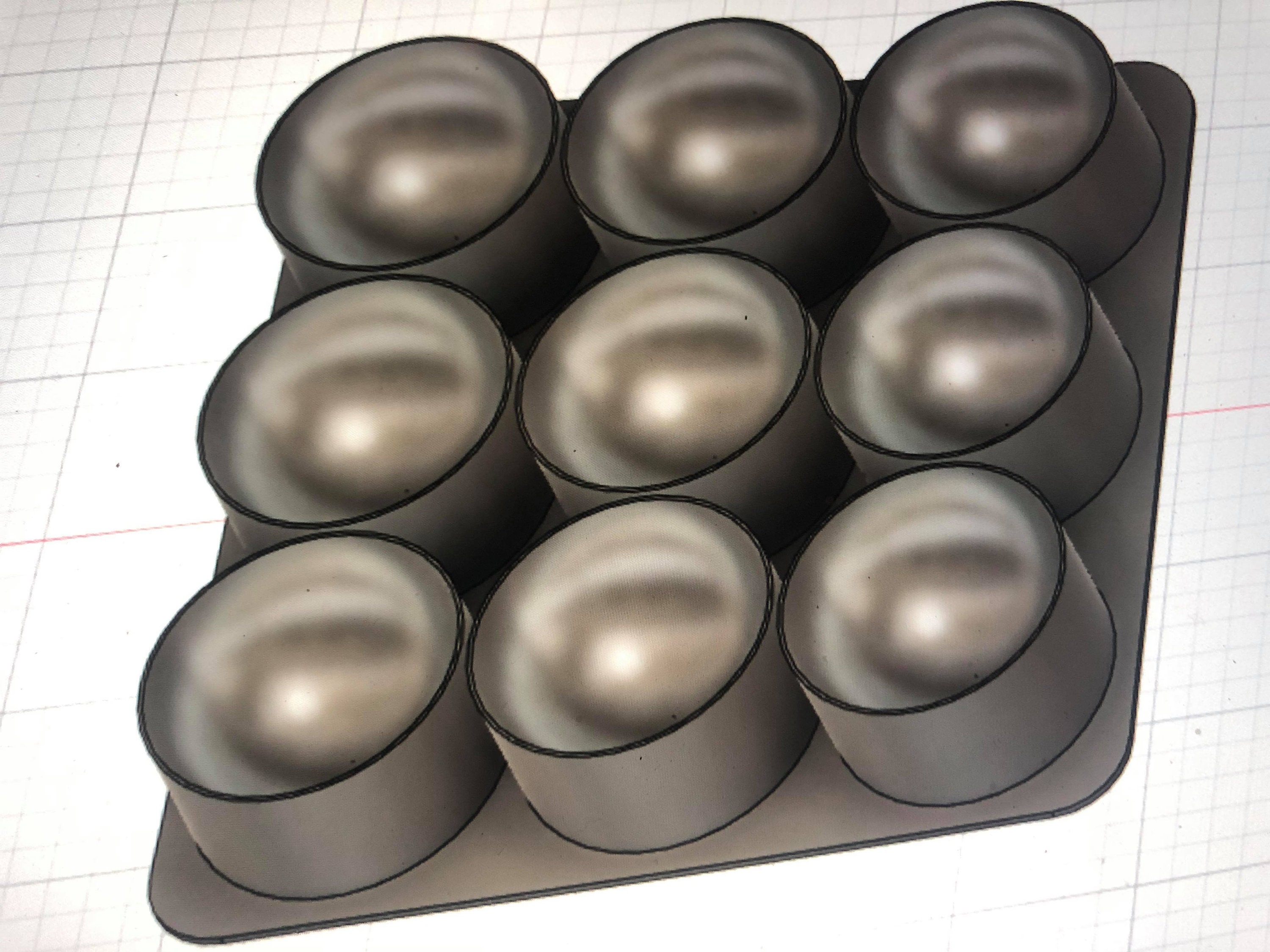 Massive 9 count multi bath bomb sphere Bath Bomb Mold Set of Etsy