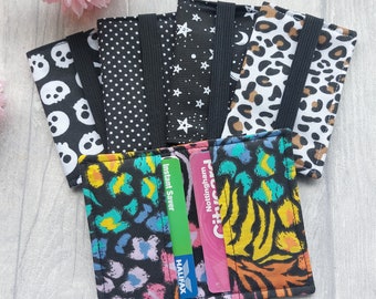 Handmade Fabric Card Holder Wallet: Slim Pocket Wallet