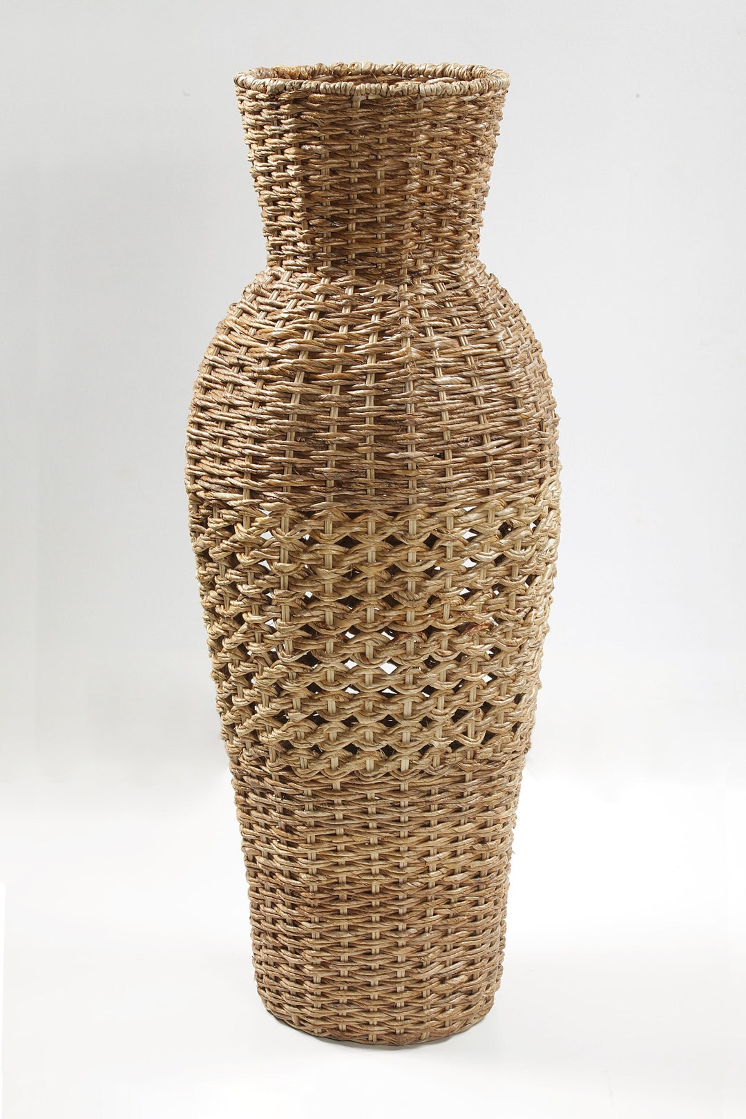 Vase rotin naturel chic bohème pas cher en livraison rapide Etsy France