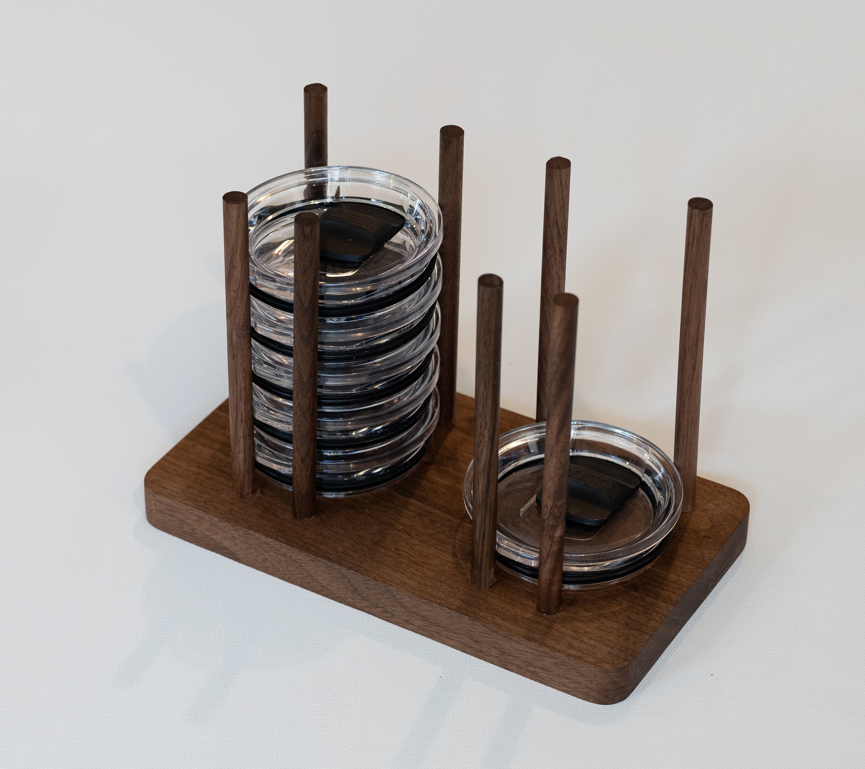 Walnut Yeti Lid Organizer, Yeti Lid Storage, Yeti Lid Storage