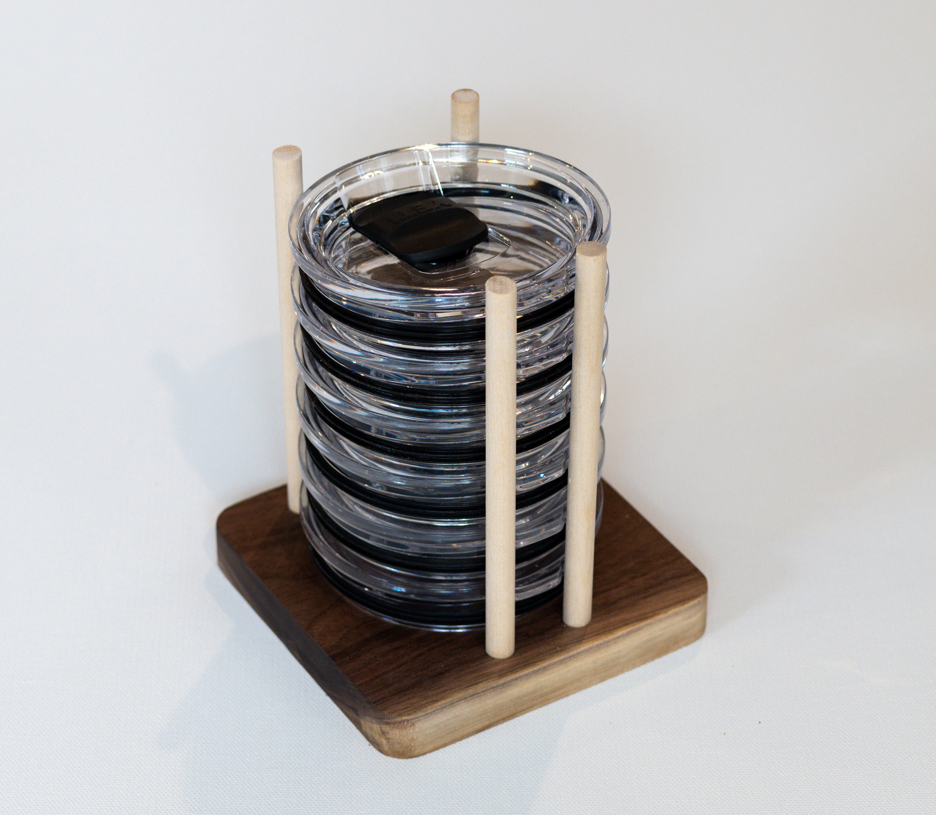 Walnut Yeti Lid Organizer, Yeti Lid Storage, Yeti Lid Storage