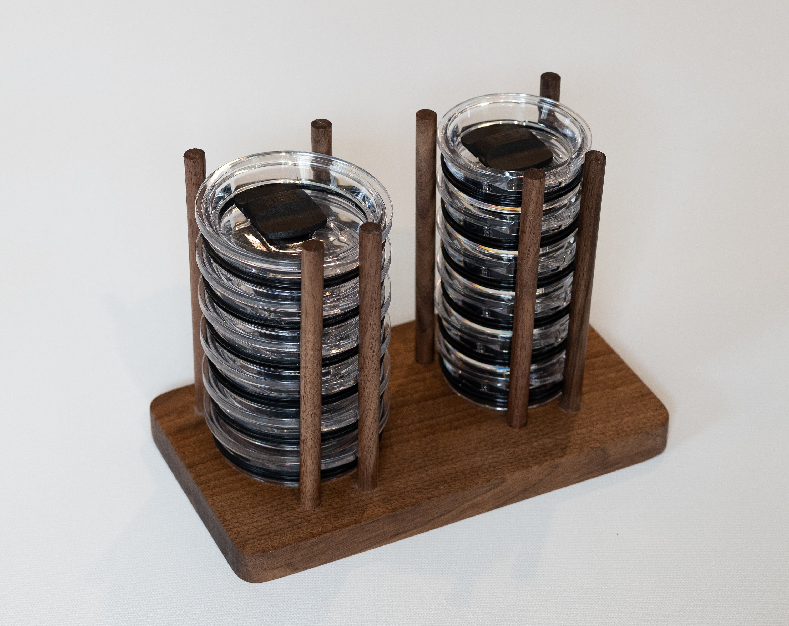 Walnut Yeti Lid Organizer, Yeti Lid Storage, Yeti Lid Storage
