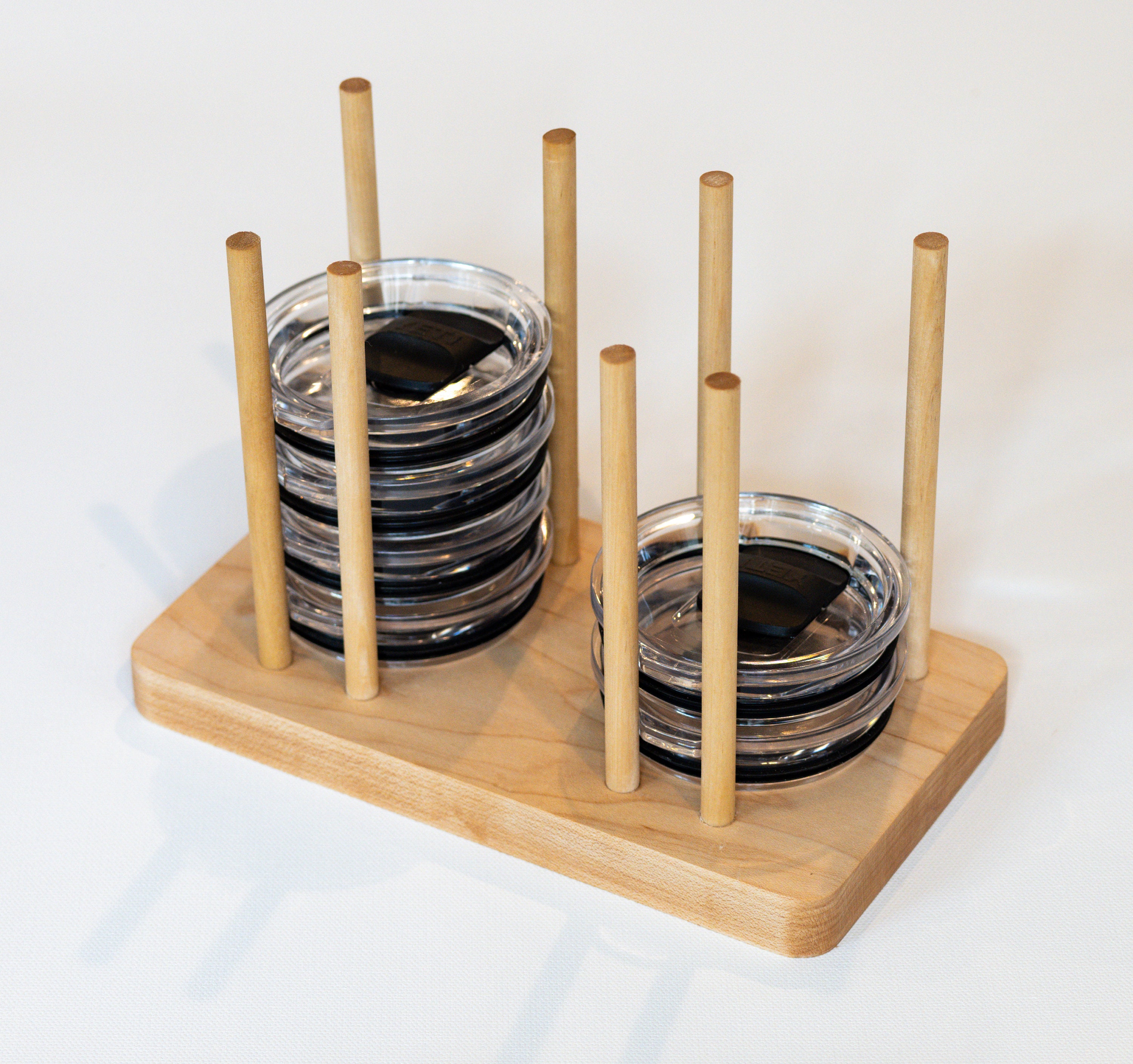 Maple Yeti Lid Organizer, Yeti Lid Storage, Yeti Lid Storage Etsy