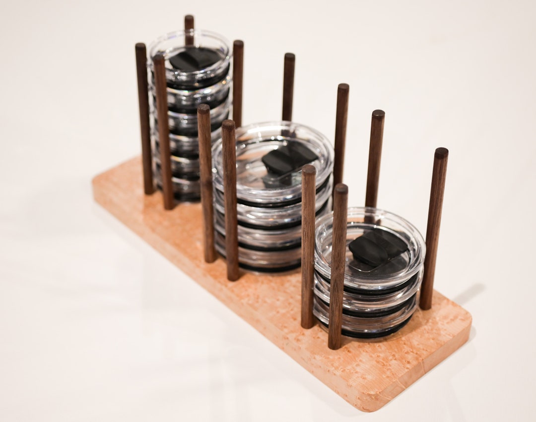 Large Yeti Lid Organizer Birdseye Maple Yeti Lid Holder Etsy