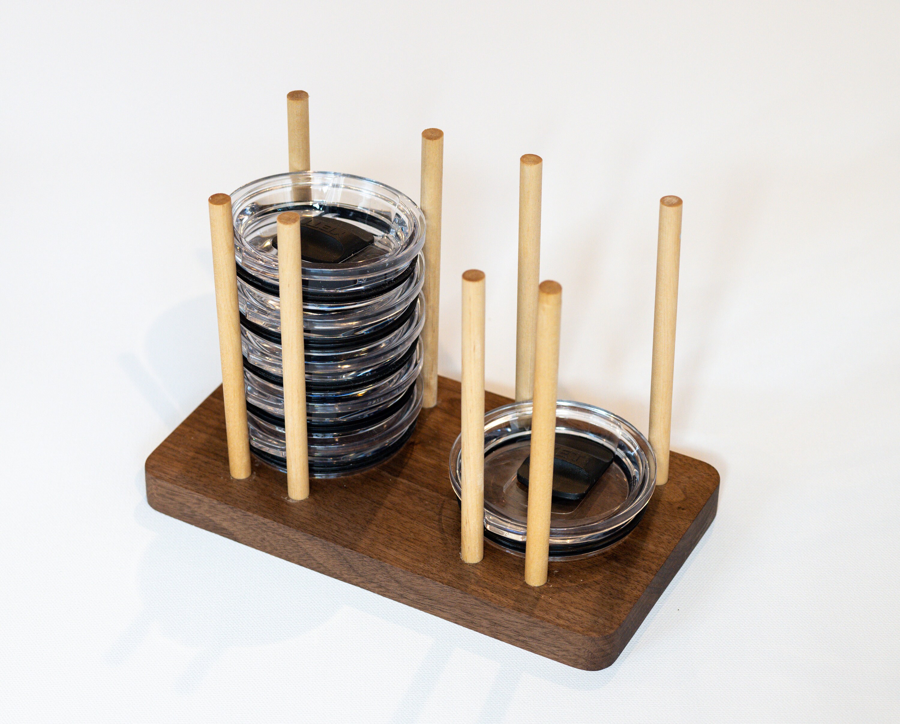 Walnut Yeti Lid Organizer, Yeti Lid Storage, Yeti Lid Storage