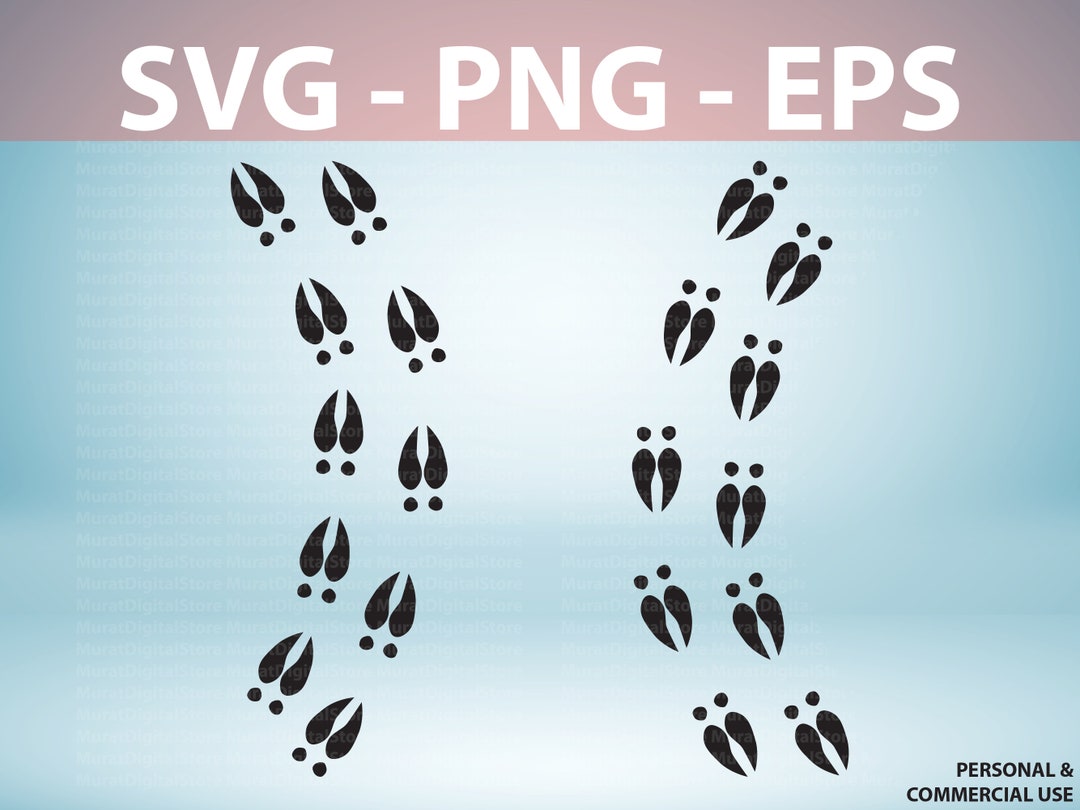 Reindeer Print SVG Deer Hoof Print SVG Rudolf Reindeer SVG - Etsy Australia