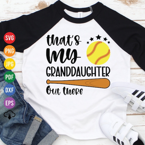 That's My Granddaughter Out There Softball T-Shirt Gift That's My Granddaughter Out There Softball T-Shirt Gift