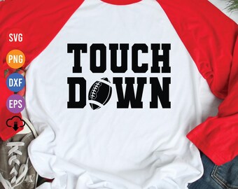 Football Touchdown SVG: Retro Game Day Design (Digital Download)