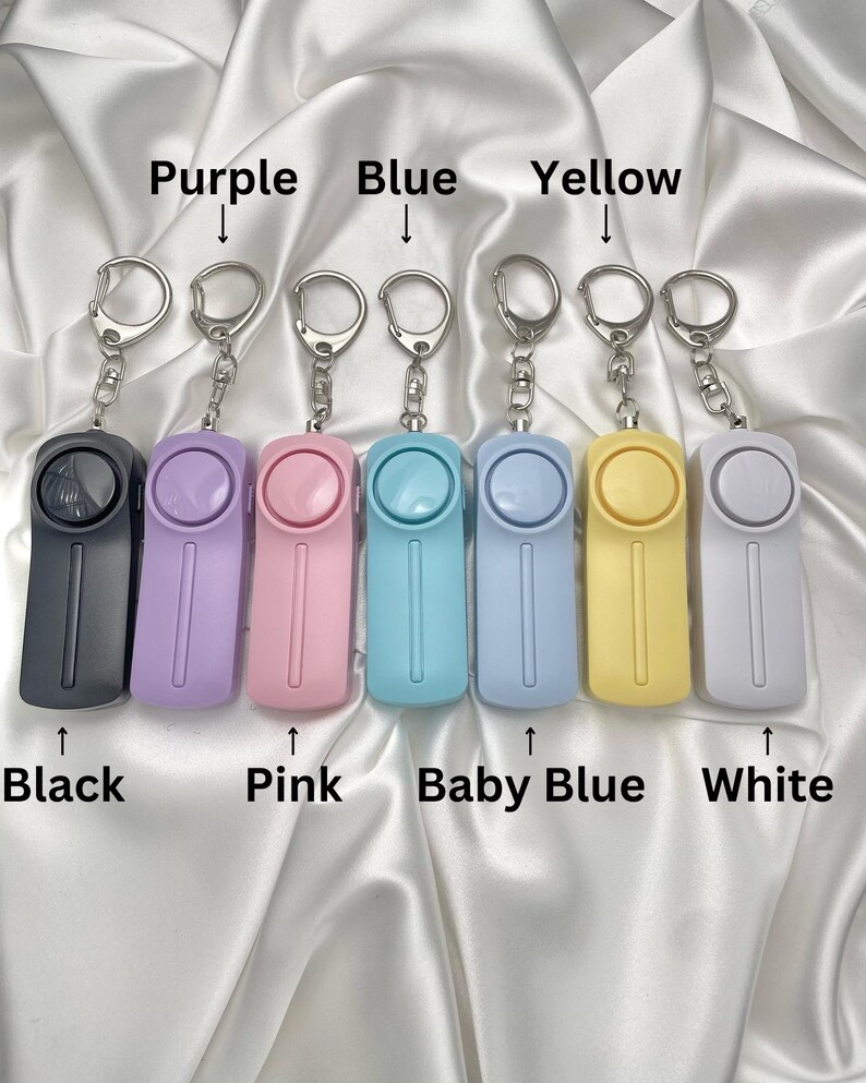 Personalized Safety Alarm Keychain Emergency Alarm for Etsy