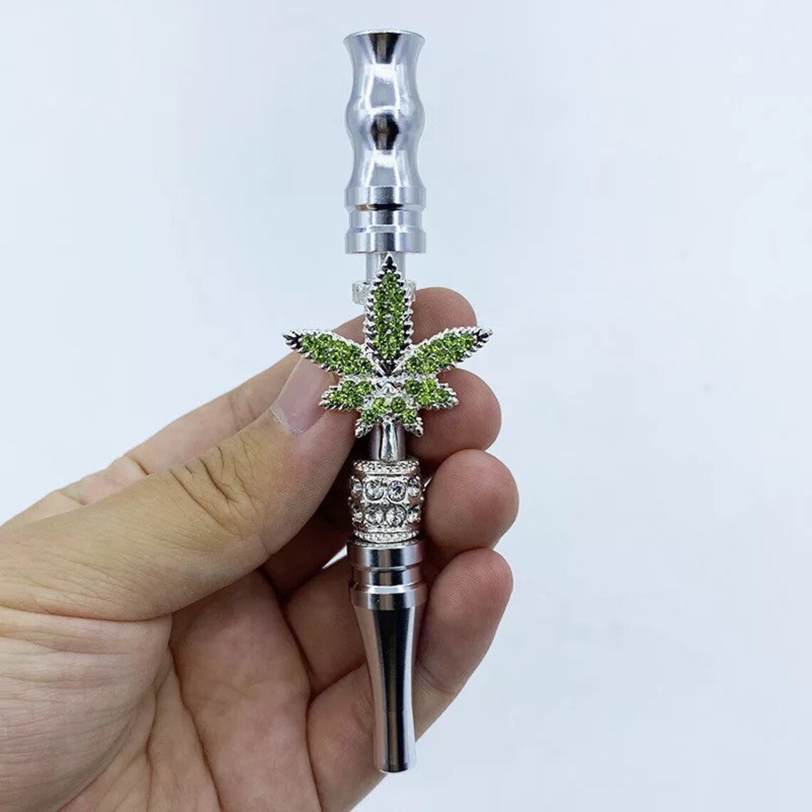 Leaf Shisha Tips Hookah Mouthpiece with Rhinestones Tobacco Etsy