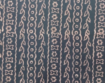 Op maat gesneden handblokdrukstof, Indiase katoenen stof, bedrukte katoenen stof, katoenbedrukte stof, bedrukte stof, blokprintstof