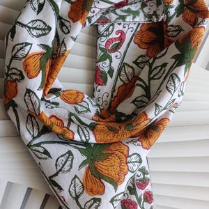 Hand Block Print Bandana, Natural Organic print Bandana Scarf, Handkerchief Scarf, Vibrant Color, High-Quality, Winter Scarf, Birthday gift