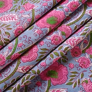 By Yards Hand Block Print Fabric, Indian Cotton Fabric, Printed Cotton Fabric, Cotton Printed Fabric, Printed Fabric, Block Print Fabric