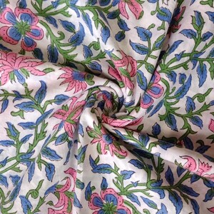 By Yards Hand Block Print Fabric, Indian Cotton Fabric, Printed Cotton Fabric, Cotton Printed Fabric, Printed Fabric, Block Print Fabric