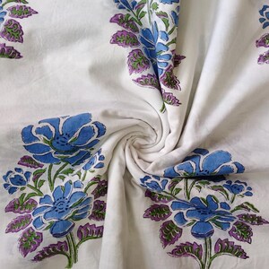 By Yards Hand Block Print Fabric, Indian Cotton Fabric, Printed Cotton Fabric, Cotton Printed Fabric, Printed Fabric, Block Print Fabric