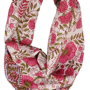 Hand Block Print Bandana, Natural Organic print Bandana Scarf, Handkerchief Scarf, Vibrant Color, High-Quality, Winter Scarf, Birthday gift