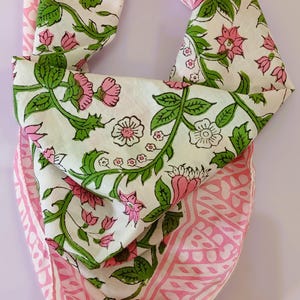 Hand Block Print Bandana, Natural Organic print Bandana Scarf, Handkerchief Scarf, Vibrant Color, High-Quality, Winter Scarf, Birthday gift