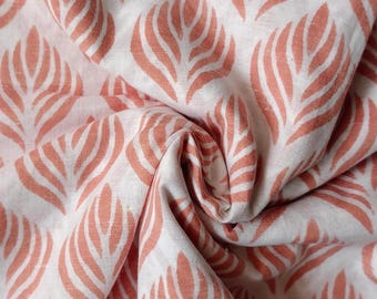 Beautiful Hand Block print cotton fabric, Hand Stamped, Wooden block Print, Handmade fabric, Fabric for Sewing, Crafting, Upholstery, Gifts