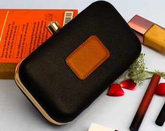 Personalised Leather Jewelry Storage Box Travel Accessories | Initial Jewelry Organizer Ring, Earrings, Necklace Holder, 20Lx11.5Wx5H cm