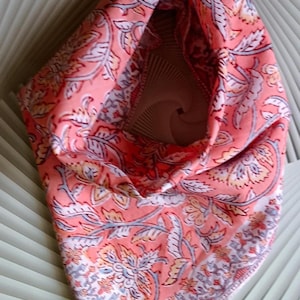 Indian Hand Block Print cotton Bandana, Organic print Bandana Scarf, Wedding Bridesmaid, Man women Bandana, Winter Scarf, Fashionable gift