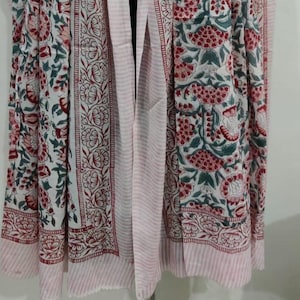 Hand Block Print Sarong, Natural soft Cotton Sarong, Beach Cover Up, Large size sarong/Pareo, Vacation Cruise Beach cover up, Wedding Gift