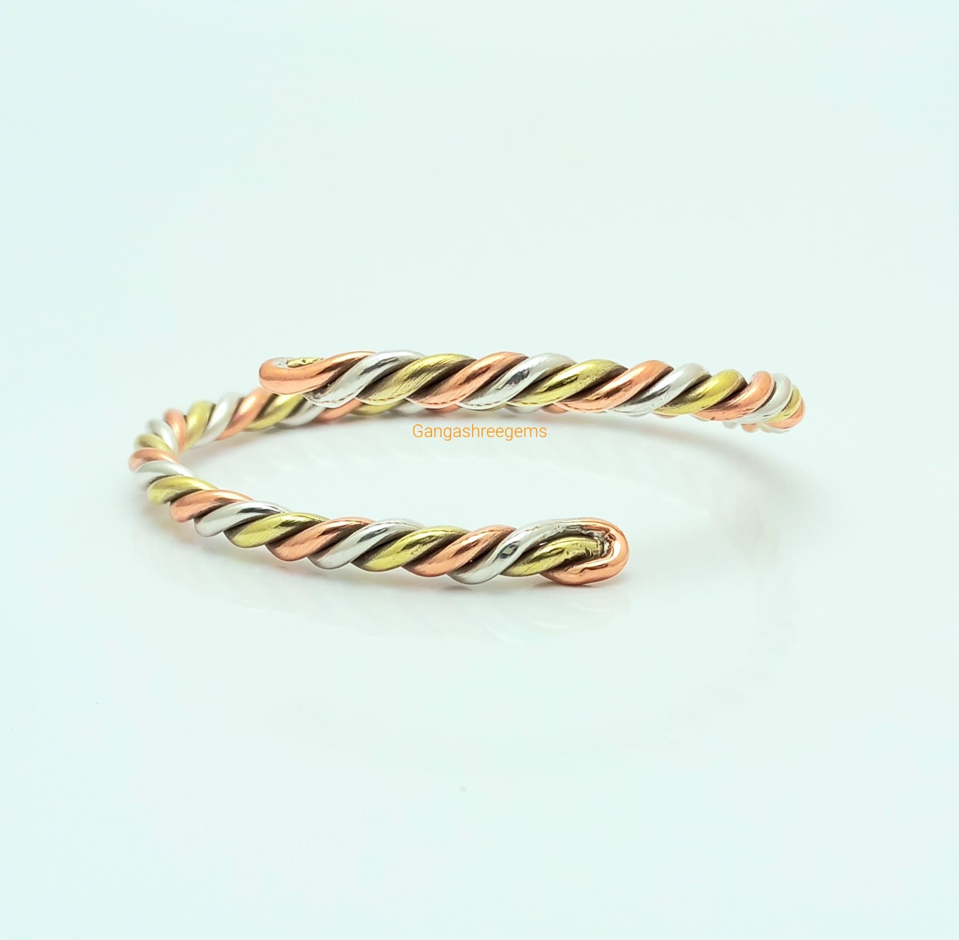 3 Metal Astrological, Bangle, Kriya Bangle, Yogananda Bangle