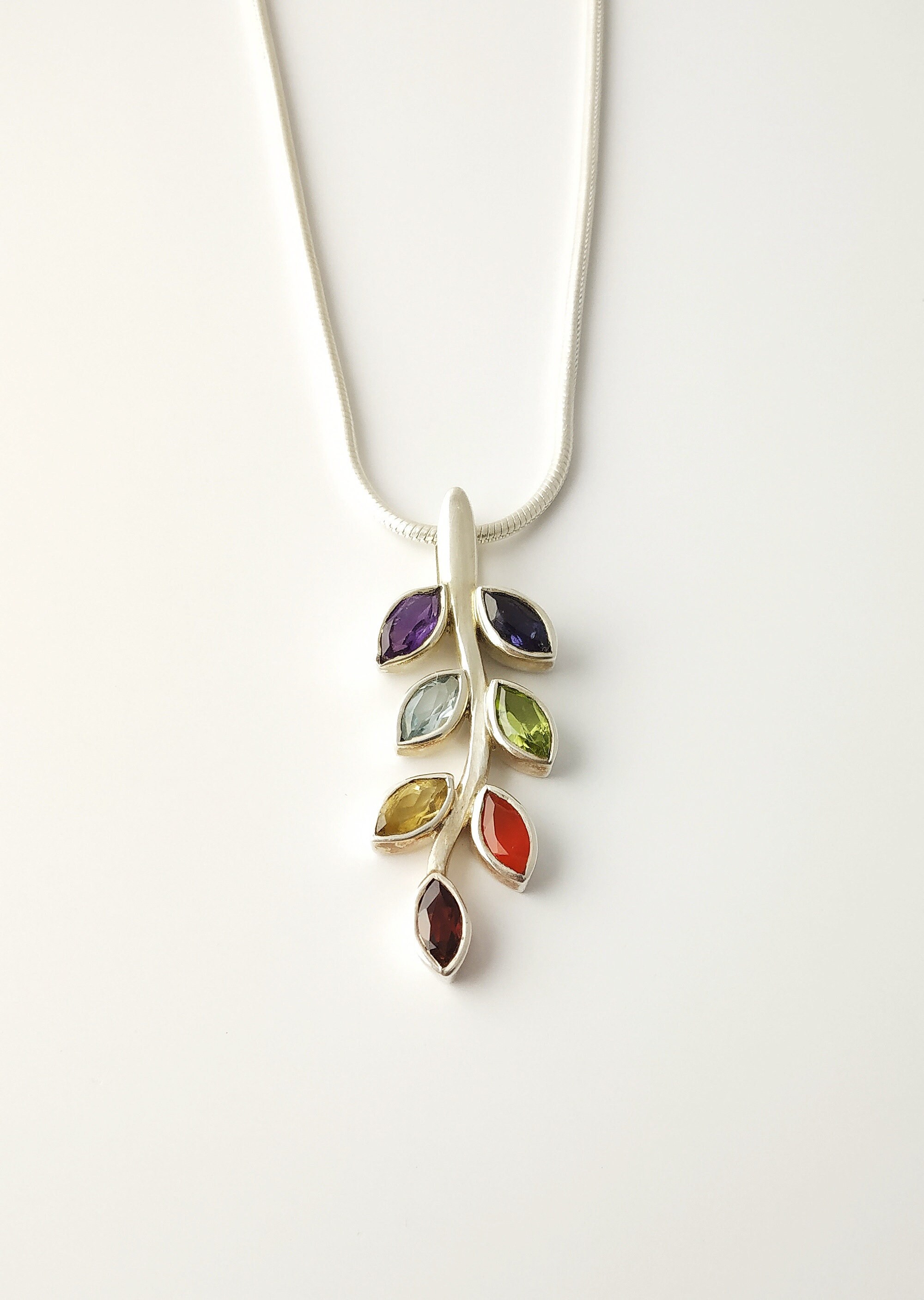 7 Chakra Pendant Chakra Pendant 7 Chakra Necklace Seven Chakra