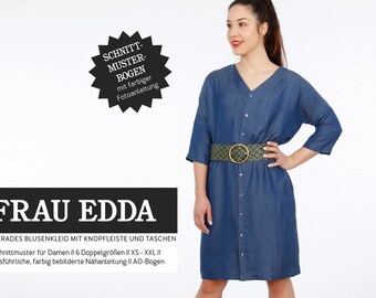 Gerade Geschnittene Kleid Etsy