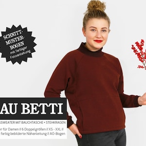 Studio Schnittreif Schnittmuster FRAU BETTI Fledermaussweater