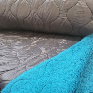 Tela de acolchado Hilco Big Quilt azul oscuro