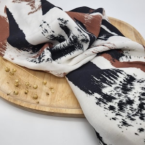 Mind The Maker Viscose Linnen Oda Borstel Zwart Oud Roze
