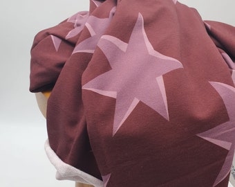 Hilco Sweat Big Pattern Star Bordeaux