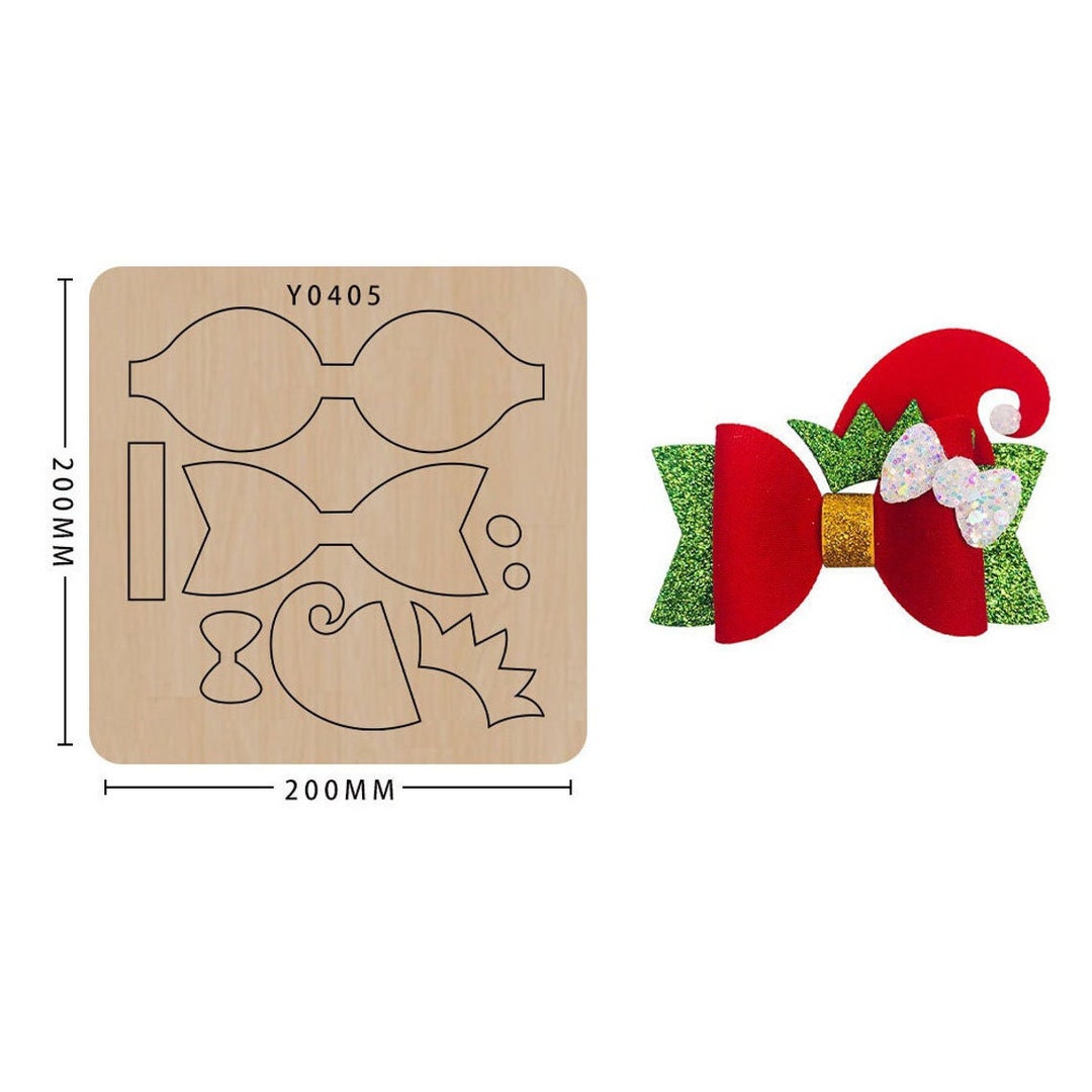 Sizzix Bow Die/leather Cutting Die/bow Svg/leather Die/leather Etsy